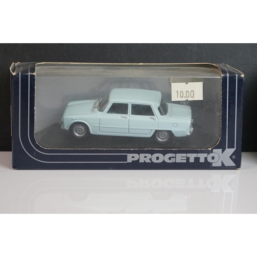 1119 - 11 Boxed / cased Protettok diecast models, various series