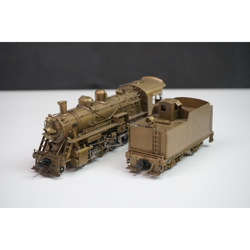 112 - Boxed United Scale Models HO gauge Frisco 2-10-0 brass locomotive and tender by Atlas Industries Inc... 