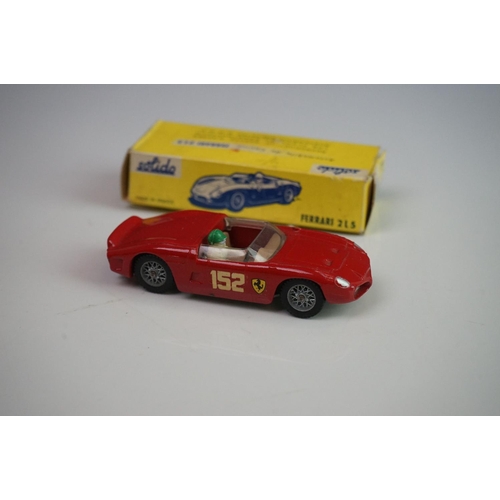 1120 - Three boxed Solido diecast models to include 129 Ferrari 21.5, 167 Ferrari F1 & Alfa Romeo 2600 Bert... 