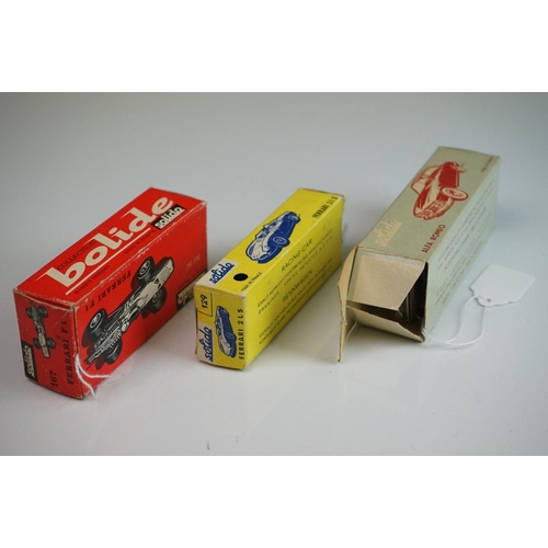 1120 - Three boxed Solido diecast models to include 129 Ferrari 21.5, 167 Ferrari F1 & Alfa Romeo 2600 Bert... 