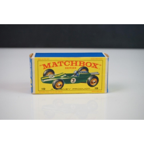 1129 - Boxed Matchbox Models of Yesteryear No 10 1908 Grand Prix Mercedes in white plus 3 x empty Matchbox ... 