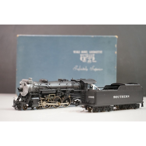 113 - Boxed United Scale Models exclusively for Pacific Fats Mail HO gauge Southern 4-6-2 brass locomotive... 