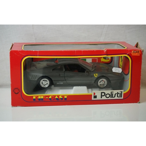 1134 - Seven boxed 1:18 scale Tonka Polistil diecast models to include 5 x Porchse 911 Turbo Cabriolet and ... 