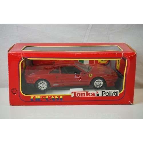 1134 - Seven boxed 1:18 scale Tonka Polistil diecast models to include 5 x Porchse 911 Turbo Cabriolet and ... 