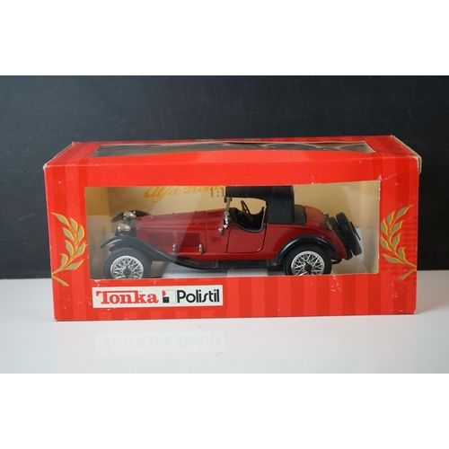 1136 - Five boxed Tonka Polistil diecast models to include 2 x Alfetta 1750, Morgan Berlinetta and Morgan P... 