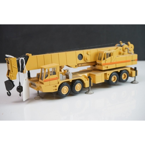 1142 - Three boxed 1:50 diecast construction models to include NZG 152 Grove TM1275, NZG 380 Grove TM9120 C... 