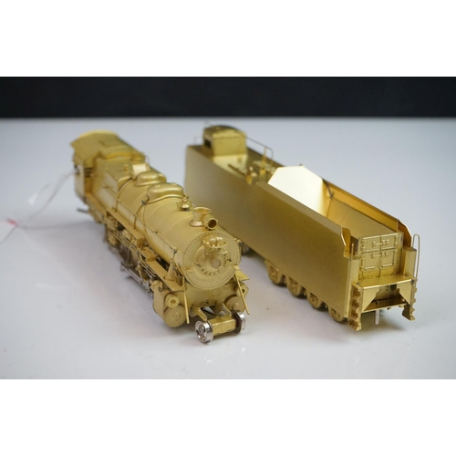 115 - Boxed Sunset Models Inc Prestige Series HO gauge PPR 2-10-0 I-1 #1 Type (Long Tender) brass locomoti... 