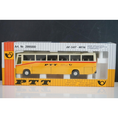 1154 - Three boxed diecast bus models to include Tenko and 2 x Joal featuring Volvo Coach and 2995000