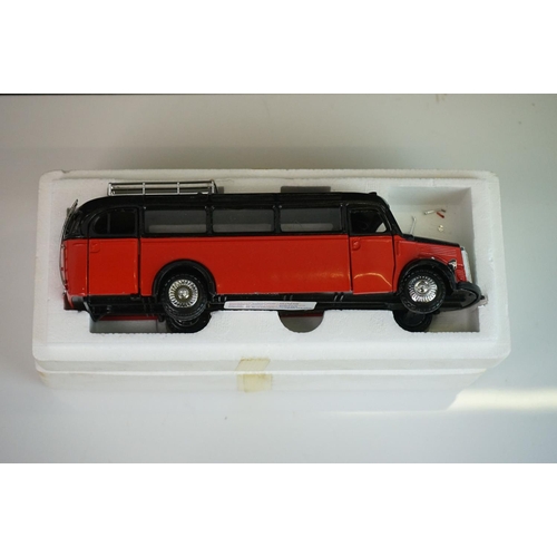 1155 - Seven boxed NZG diecast models to include 255 0405 SHD Standard Linienbus, 280663 Volvo B10M Articul... 