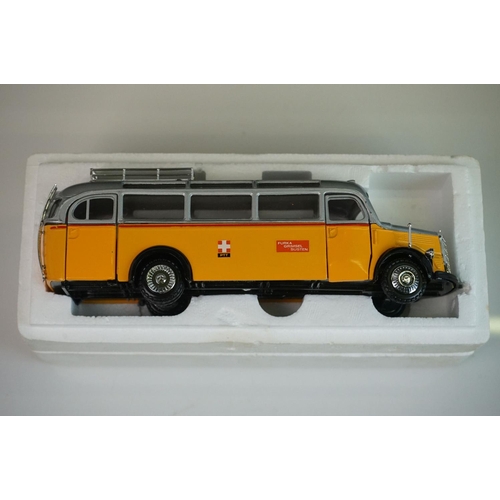 1155 - Seven boxed NZG diecast models to include 255 0405 SHD Standard Linienbus, 280663 Volvo B10M Articul... 