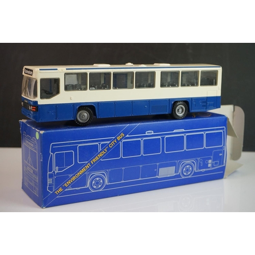 1155 - Seven boxed NZG diecast models to include 255 0405 SHD Standard Linienbus, 280663 Volvo B10M Articul... 