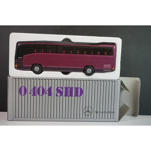 1155 - Seven boxed NZG diecast models to include 255 0405 SHD Standard Linienbus, 280663 Volvo B10M Articul... 