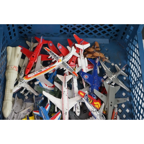 1157 - Collection of diecast model planes mainly Matchbox examples, showing play wear