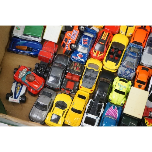 1158 - Large collection of play worn diecast and plastic models to include road and commercial examples to ... 