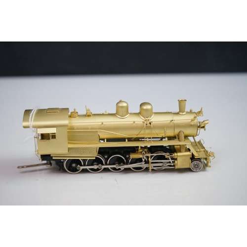 116 - Boxed Sunset Models Inc Prestige Series HO gauge Frisco 2-10-0 Standard brass locomotive & tender ma... 