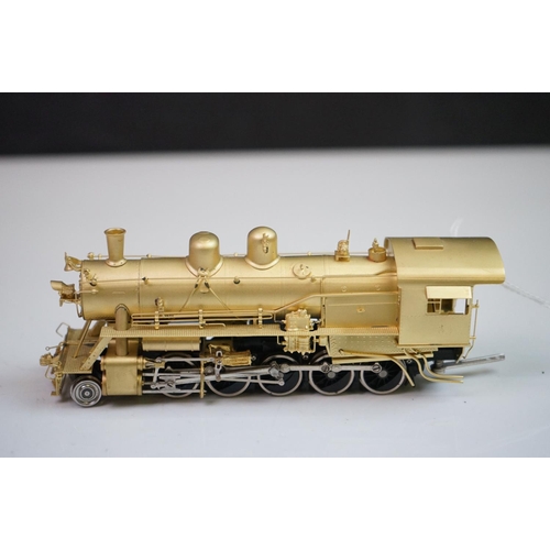 116 - Boxed Sunset Models Inc Prestige Series HO gauge Frisco 2-10-0 Standard brass locomotive & tender ma... 