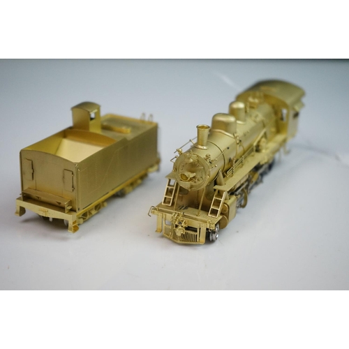 116 - Boxed Sunset Models Inc Prestige Series HO gauge Frisco 2-10-0 Standard brass locomotive & tender ma... 