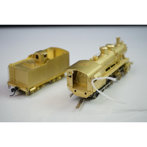 116 - Boxed Sunset Models Inc Prestige Series HO gauge Frisco 2-10-0 Standard brass locomotive & tender ma... 