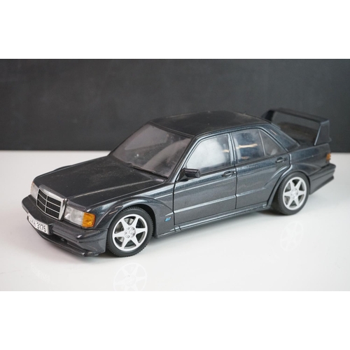 1160 - Boxed 1:18 Auto Art Millennium Mercedes Benz 190 E 2.5-16 Evolution II diecast model, missing one wi... 