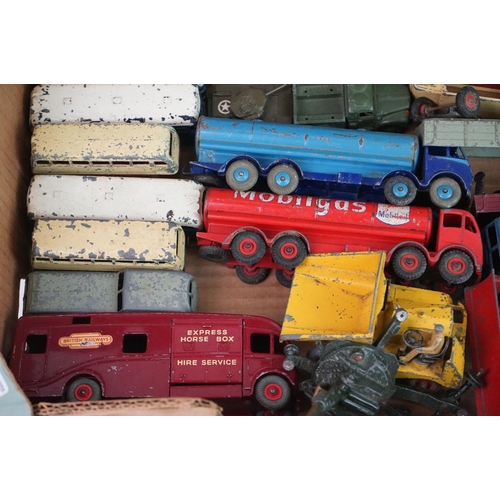 1173 - Collection of 32 mid 20th C Dinky diecast models featuring commercial, military, farming and constru... 