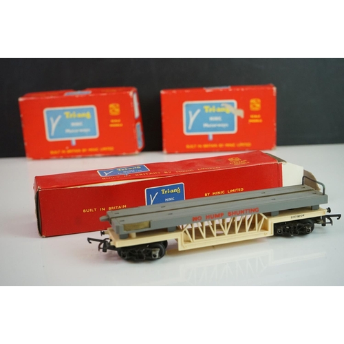 1176 - Four boxed Triang Minic Motorways vehicles to include M1545 Double Decker Bus, M1547 Bedford Lorry w... 