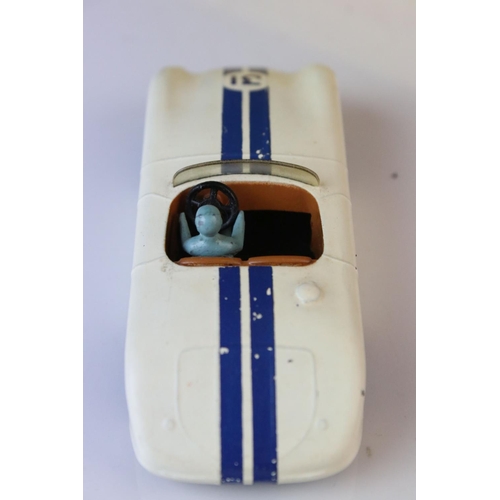 1178 - Boxed Dinky 133 Cunningham C-5R Road Racer diecast model in white, race number 31, with driver, deca... 