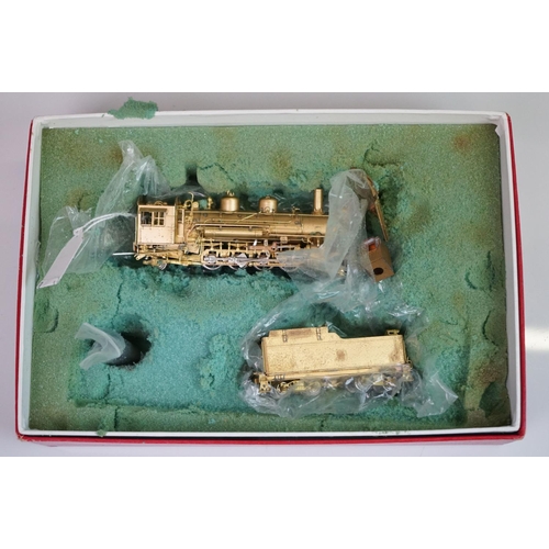 118 - Boxed Precision Scale Co HO n3 gauge D&RGW K-28 brass locomotive & tender, made by Nakamura (Japan),... 