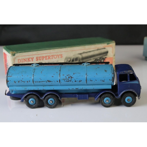 1190 - Two boxed Dinky Supertoys diecast models to include 504 Foden 14 Ton Tanker in two tone blue and 513... 