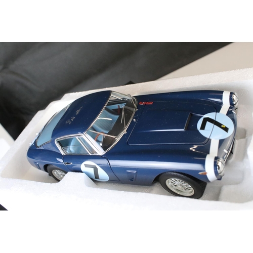 1195 - Autograph - Boxed Hot Wheels Elite 1:18 250 GT Berlinetta Passo Corto SWB 1961 RAC Tourit Tropy sign... 