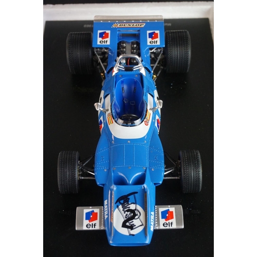 1196 - Autograph - Boxed 1/18 Spark Minimax 18S066 Matra MS80 No 2 Winner French GP 1969 diecast model, exc... 