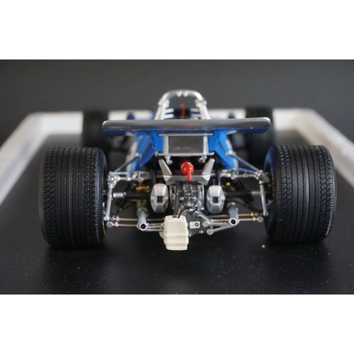 1196 - Autograph - Boxed 1/18 Spark Minimax 18S066 Matra MS80 No 2 Winner French GP 1969 diecast model, exc... 