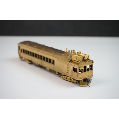 120 - Boxed Gem Models HO gauge KT-101 Maryland & Pennsylvania Gas-Electric brass locomotive & tender (Jap... 