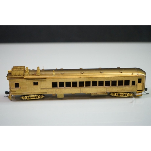 120 - Boxed Gem Models HO gauge KT-101 Maryland & Pennsylvania Gas-Electric brass locomotive & tender (Jap... 