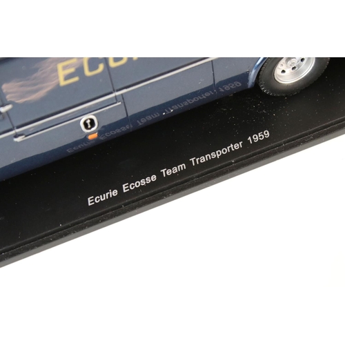 1202 - Cased 1:43 Spark Minimax S0285 Ecurie Ecosse Team Transporter 1959 diecast model, excellent