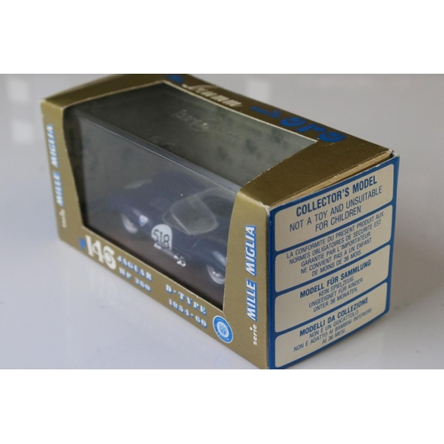 1203 - Seven boxed / cased 1:43 continental diecast models to include 4 x Pauls Model Art Minichamps and 3 ... 