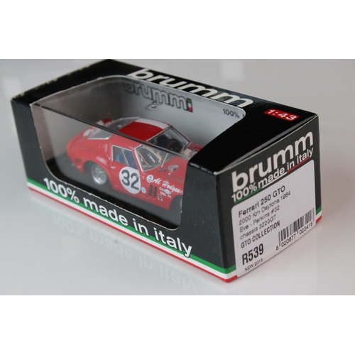 1203 - Seven boxed / cased 1:43 continental diecast models to include 4 x Pauls Model Art Minichamps and 3 ... 