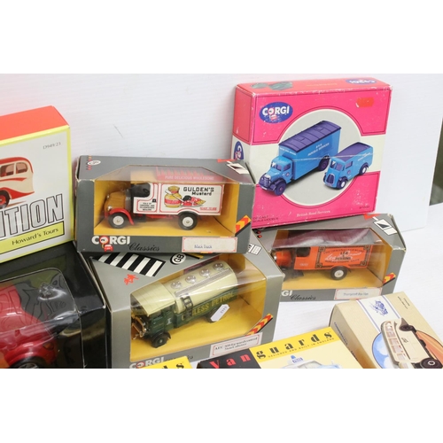 1205 - 13 Boxed diecast models and sets to include 3 x Vanguards, AutoArt 1/18 Chrysler Panel Cruiser, Corg... 