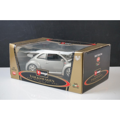 1212 - Four boxed 1:18 scale diecast models to include Corgi  MGF 1.8i VVC Roadster, Autoart Performance Su... 