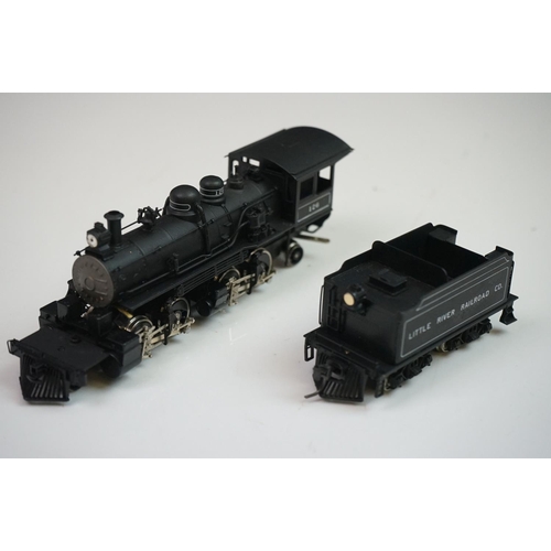 122 - Boxed PowerHouse HO gauge 8050 Little River #126 brass locomotive & tender, made by Samhongsa (Korea... 