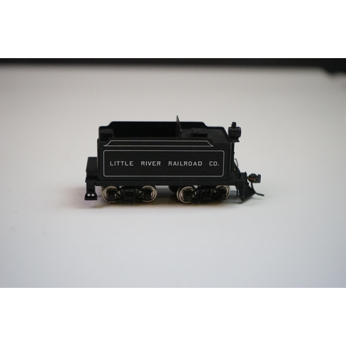 122 - Boxed PowerHouse HO gauge 8050 Little River #126 brass locomotive & tender, made by Samhongsa (Korea... 