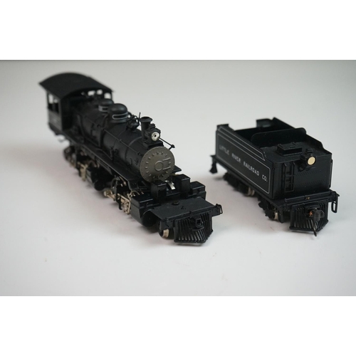 122 - Boxed PowerHouse HO gauge 8050 Little River #126 brass locomotive & tender, made by Samhongsa (Korea... 