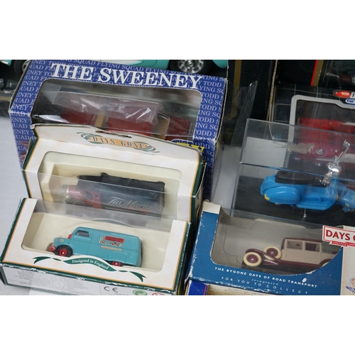 1242 - 35 x Boxed diecast models to include 2 x Corgi D980/1 Ford Popular Van and 90011 Mack B Open Pumper ... 