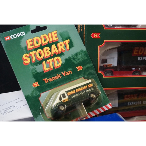 1246 - Seven boxed and carded Corgi diecast models to include 4 x Eddie Stobart featuring 60009 Motorway Tr... 