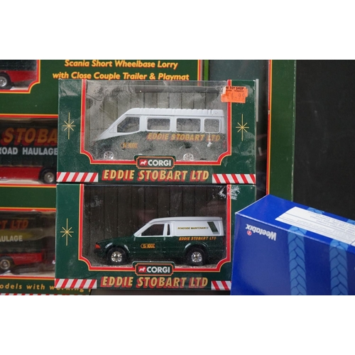 1246 - Seven boxed and carded Corgi diecast models to include 4 x Eddie Stobart featuring 60009 Motorway Tr... 