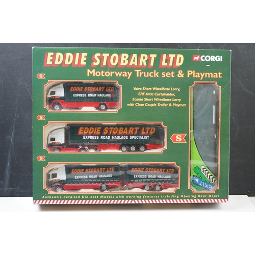 1246 - Seven boxed and carded Corgi diecast models to include 4 x Eddie Stobart featuring 60009 Motorway Tr... 