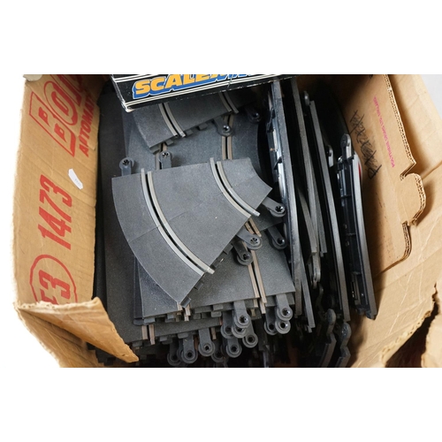 1255 - Large quantity of mid 20th C Scalextric accessories to include track, trackside items, slot cars, sp... 