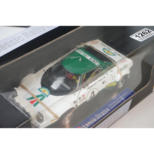 1262 - Boxed Sun Star 1:18 Classic Rally Collectibles 4502 Lancia Stratos B. Waldegard/H.Thorszelius Swedis... 