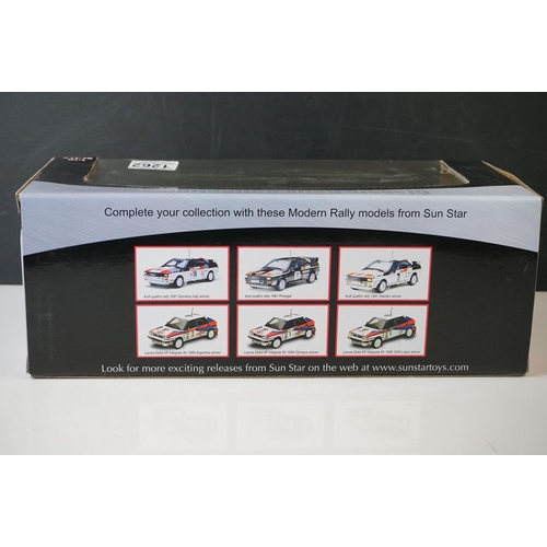 1262 - Boxed Sun Star 1:18 Classic Rally Collectibles 4502 Lancia Stratos B. Waldegard/H.Thorszelius Swedis... 