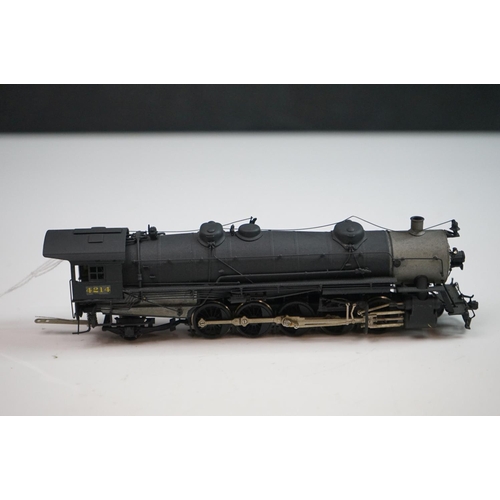 127 - Boxed Sunset Models HO gauge USRA Heavy 2-10-2 brass locomotive & tender, made in Korea, painted, ap... 