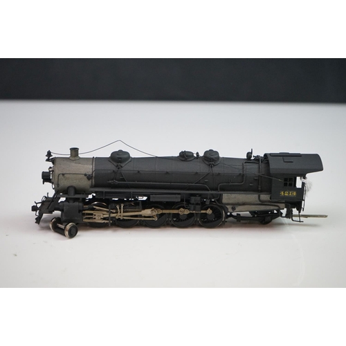 127 - Boxed Sunset Models HO gauge USRA Heavy 2-10-2 brass locomotive & tender, made in Korea, painted, ap... 